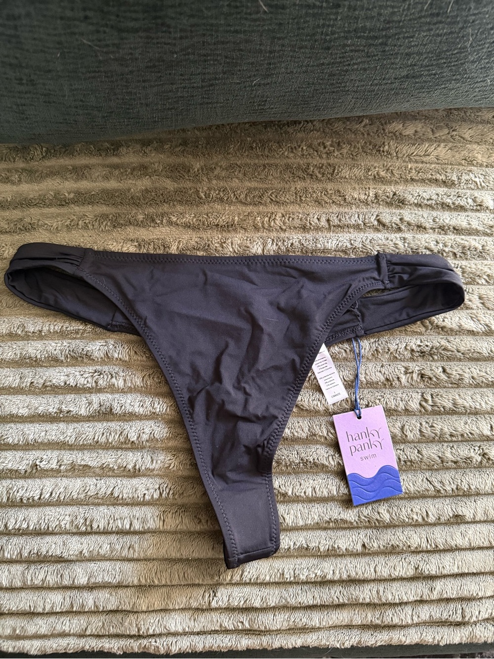 Hanky Panky Black Low-Rise Bikini Bottom